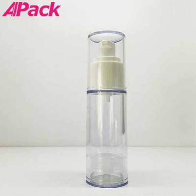 S2 30ml transparent airless pump bottles